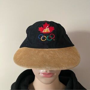Vintage 1996 Atlanta Olympic Canada ball cap hat